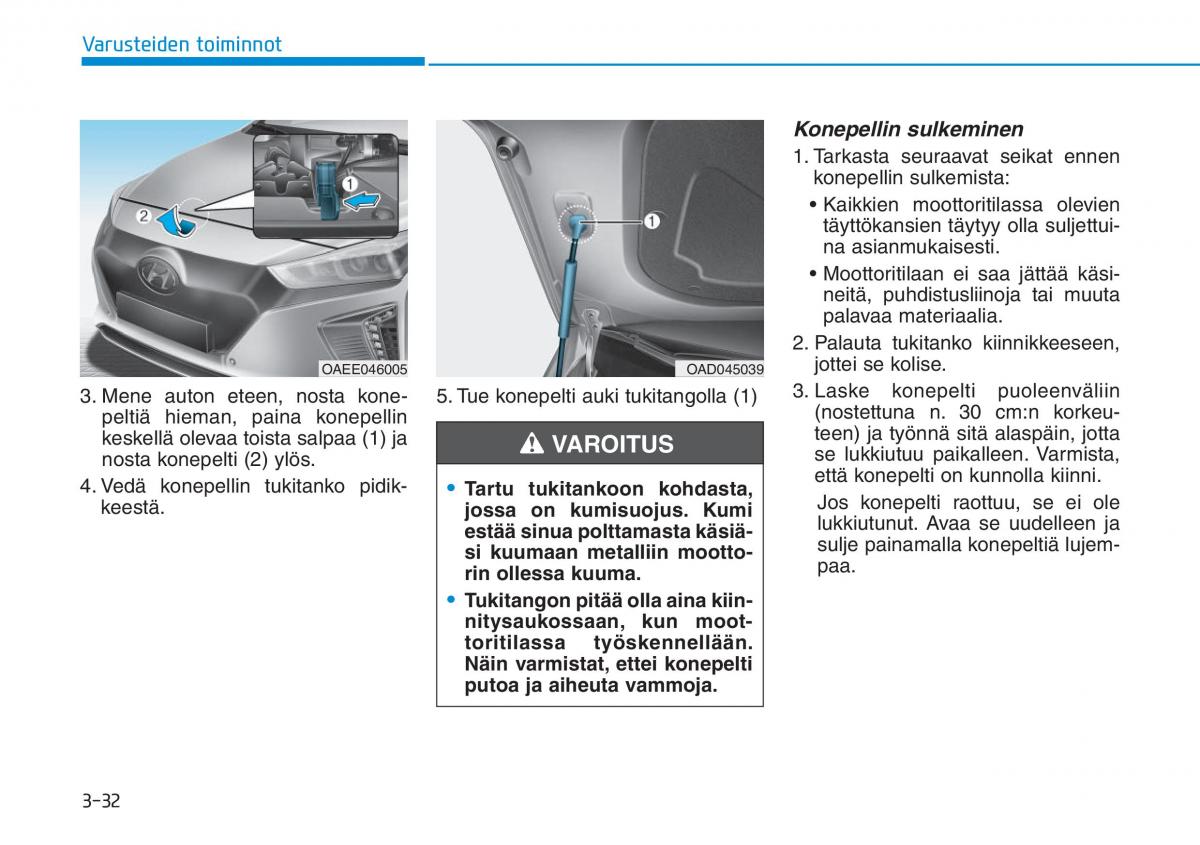 Hyundai Ioniq Electric omistajan kasikirja / page 201