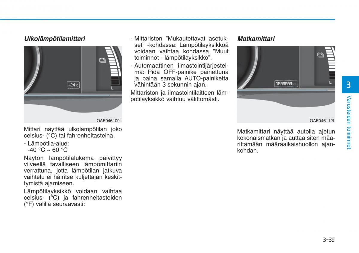 Hyundai Ioniq Electric omistajan kasikirja / page 208