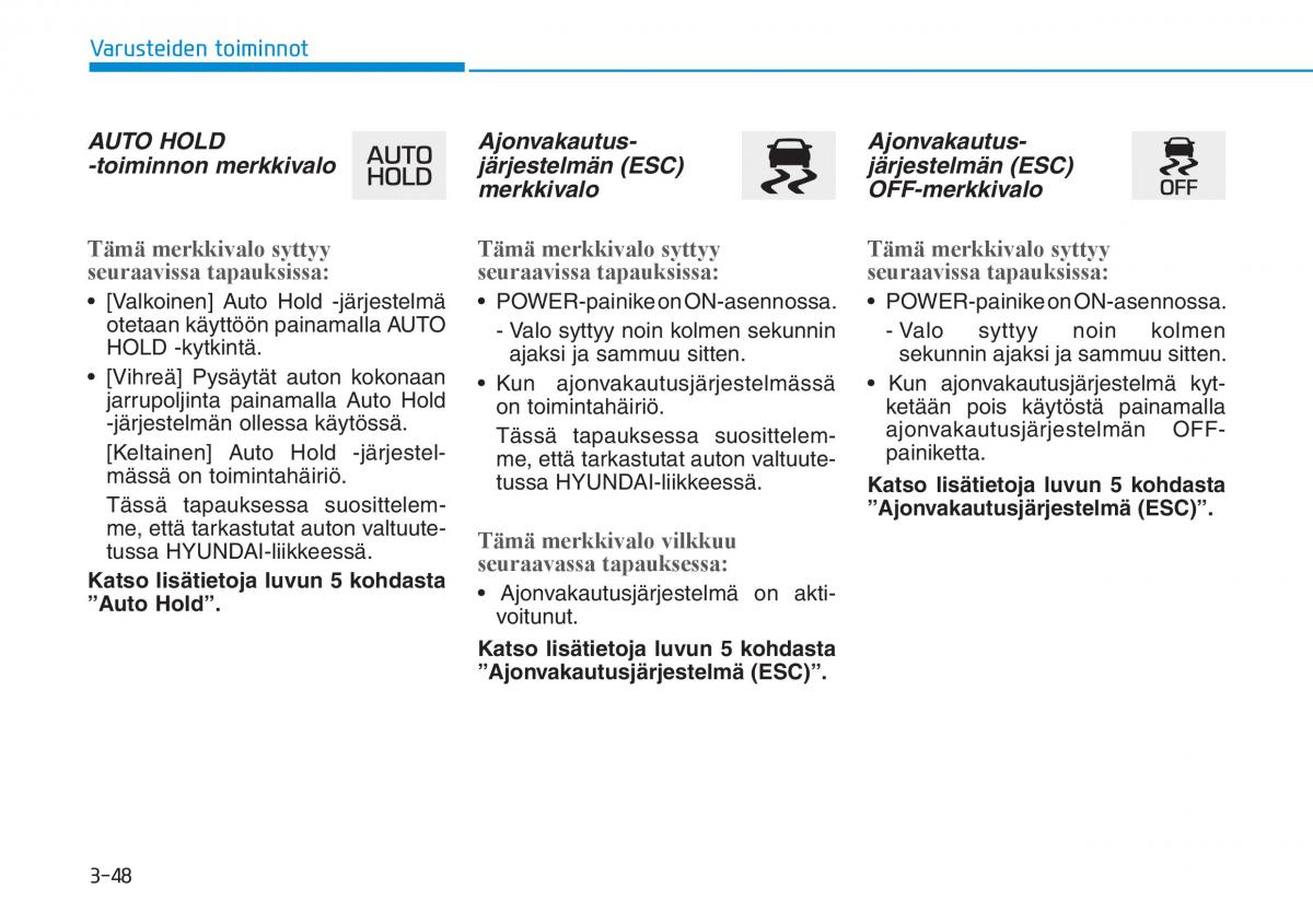 Hyundai Ioniq Electric omistajan kasikirja / page 217