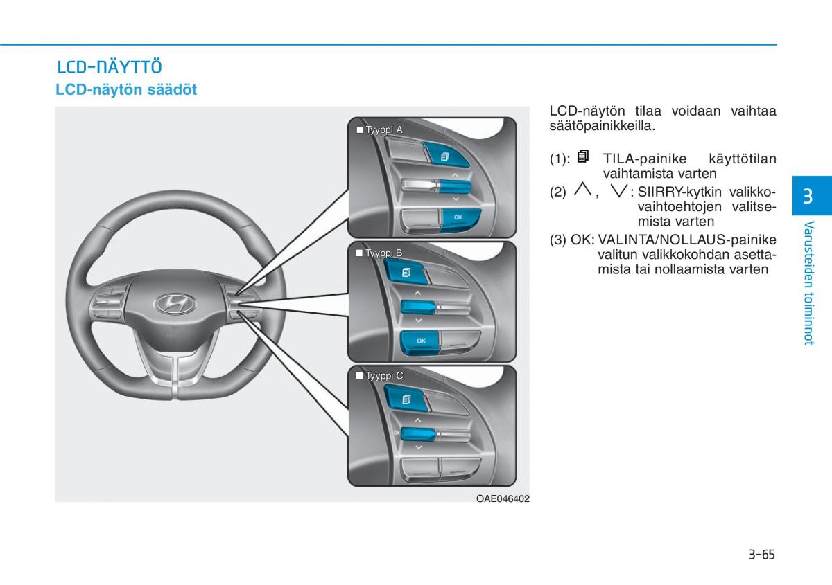 Hyundai Ioniq Electric omistajan kasikirja / page 234