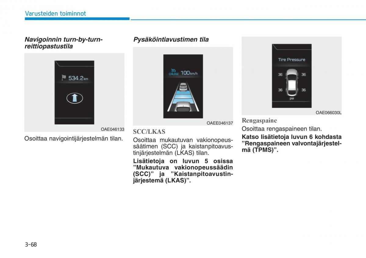 Hyundai Ioniq Electric omistajan kasikirja / page 237