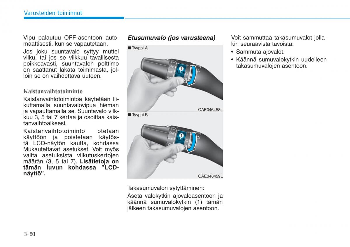 Hyundai Ioniq Electric omistajan kasikirja / page 249