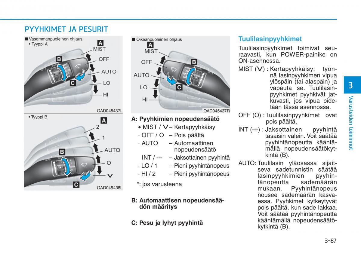 Hyundai Ioniq Electric omistajan kasikirja / page 256