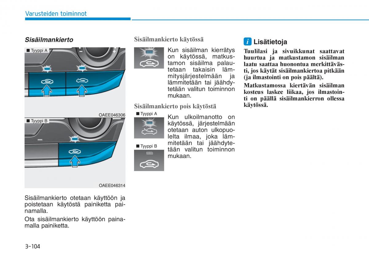 Hyundai Ioniq Electric omistajan kasikirja / page 273