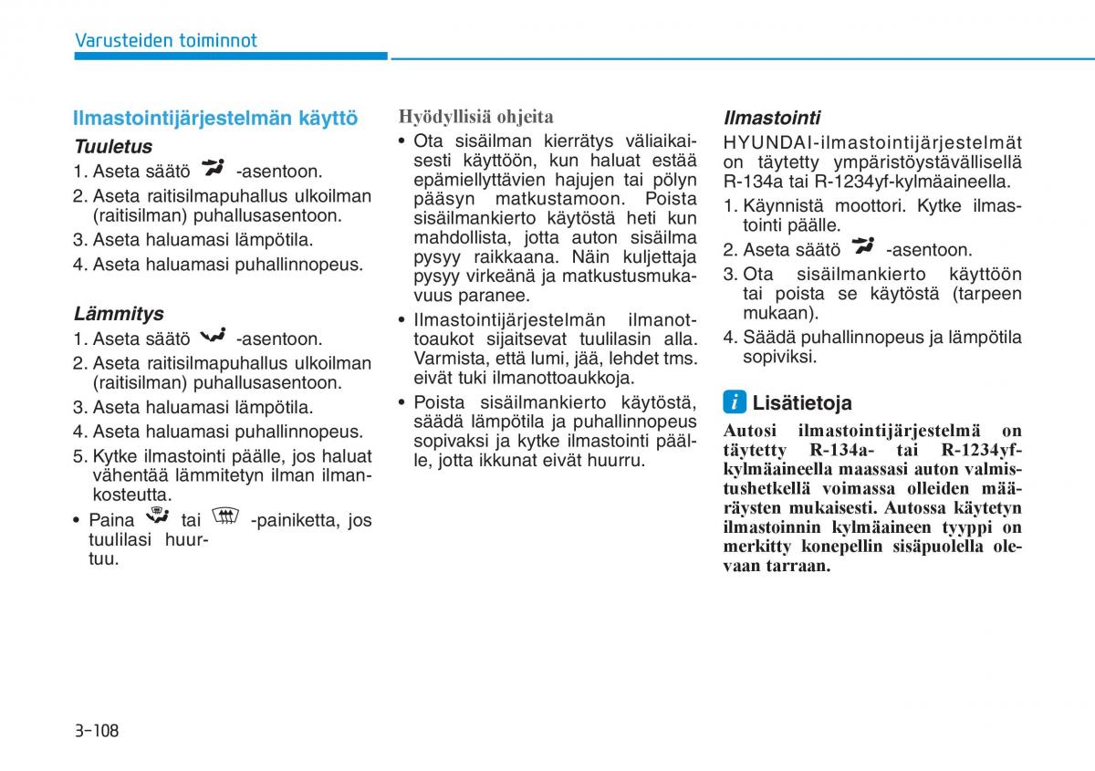 Hyundai Ioniq Electric omistajan kasikirja / page 277