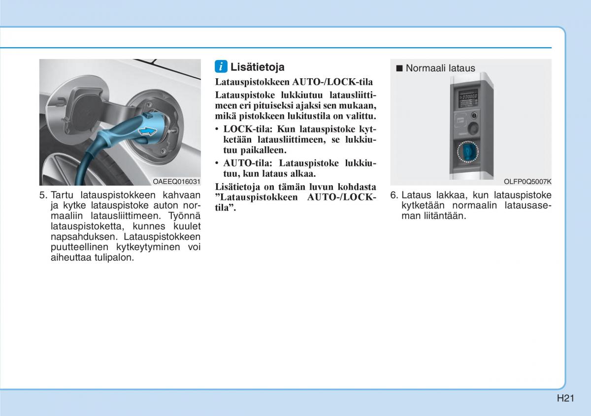 Hyundai Ioniq Electric omistajan kasikirja / page 28