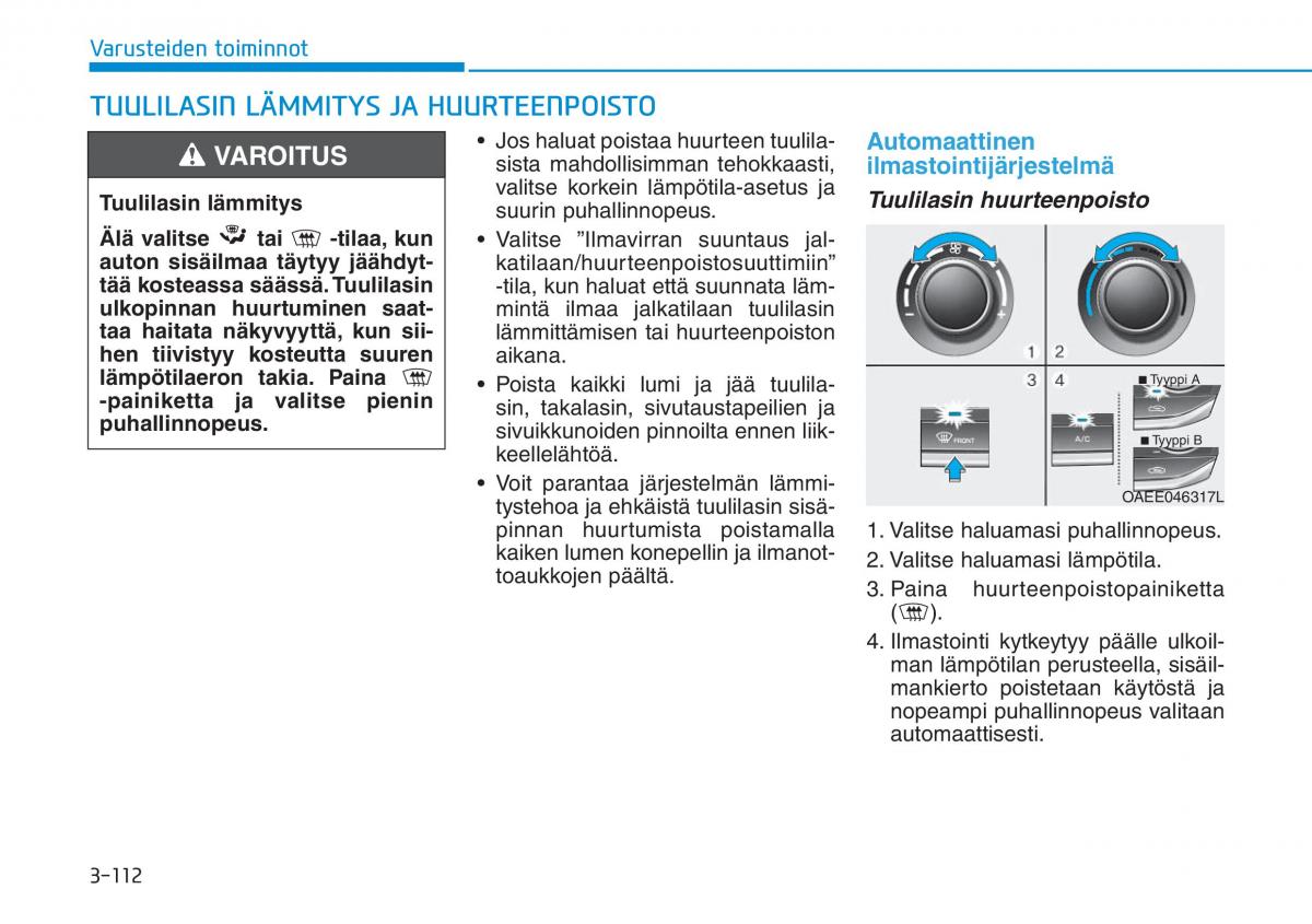 Hyundai Ioniq Electric omistajan kasikirja / page 281