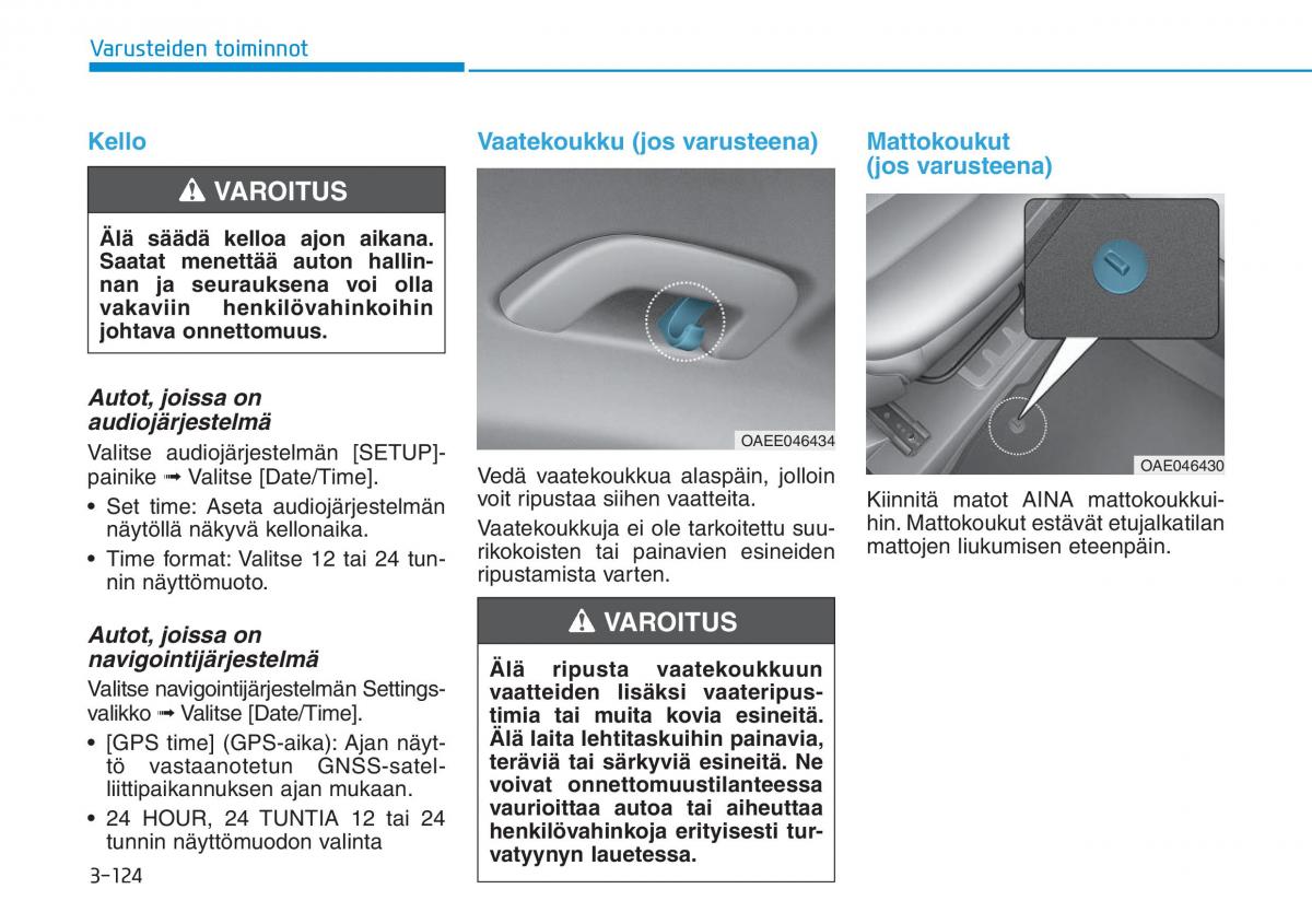 Hyundai Ioniq Electric omistajan kasikirja / page 293