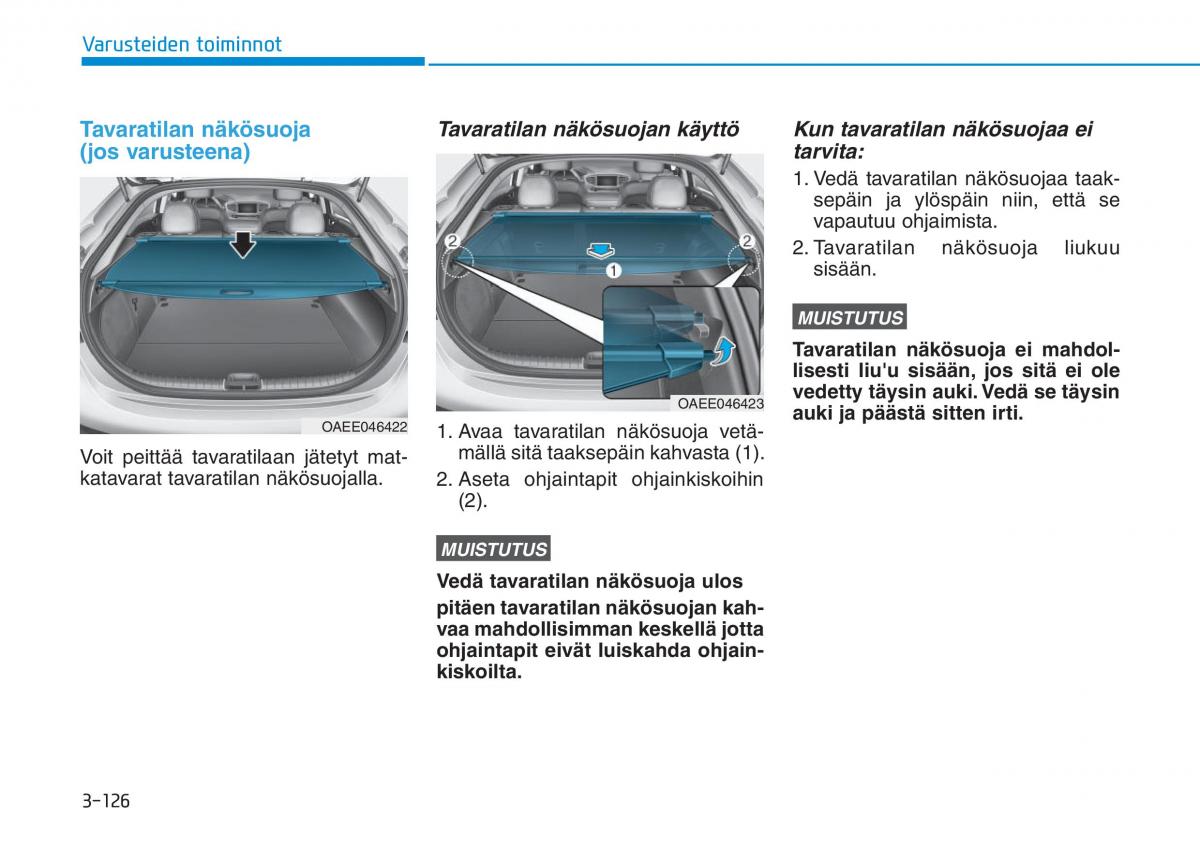 Hyundai Ioniq Electric omistajan kasikirja / page 295