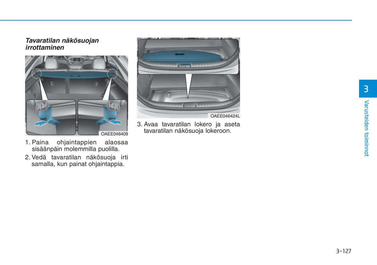 Hyundai Ioniq Electric omistajan kasikirja / page 296