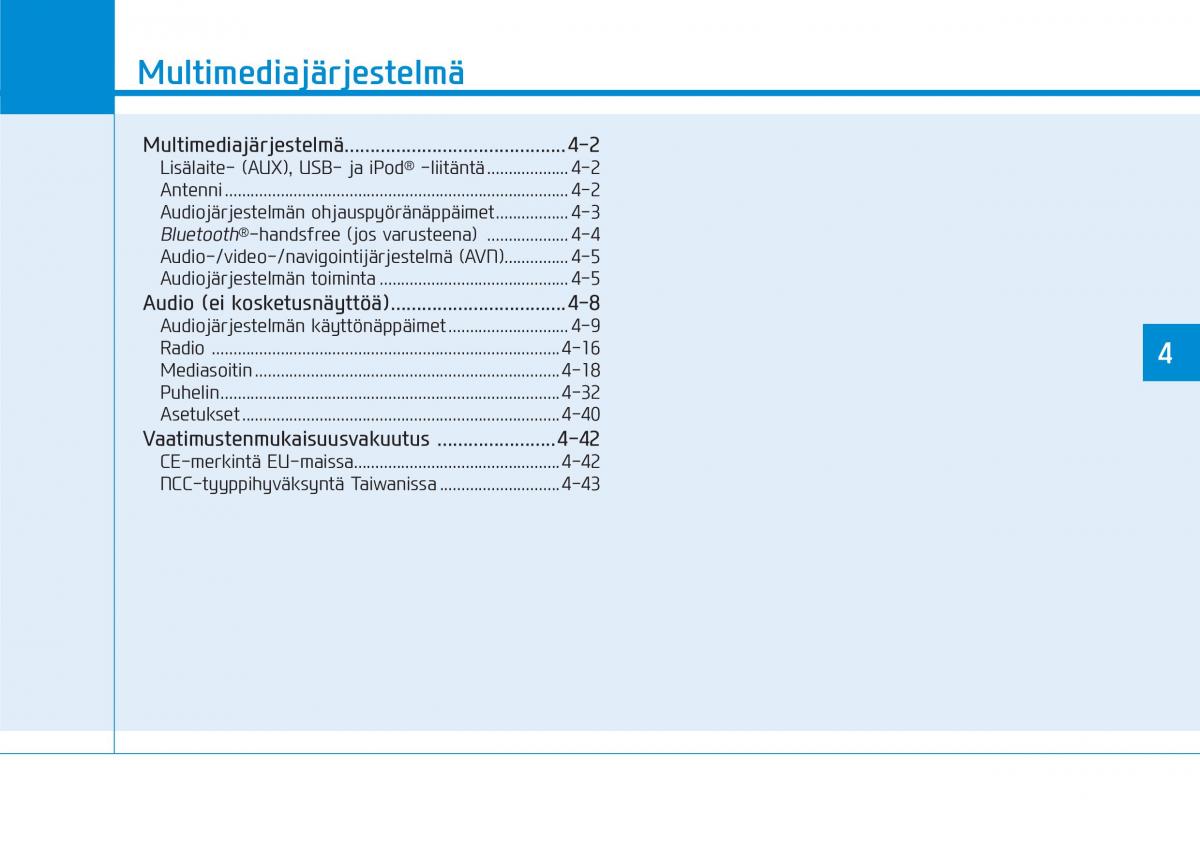 Hyundai Ioniq Electric omistajan kasikirja / page 297