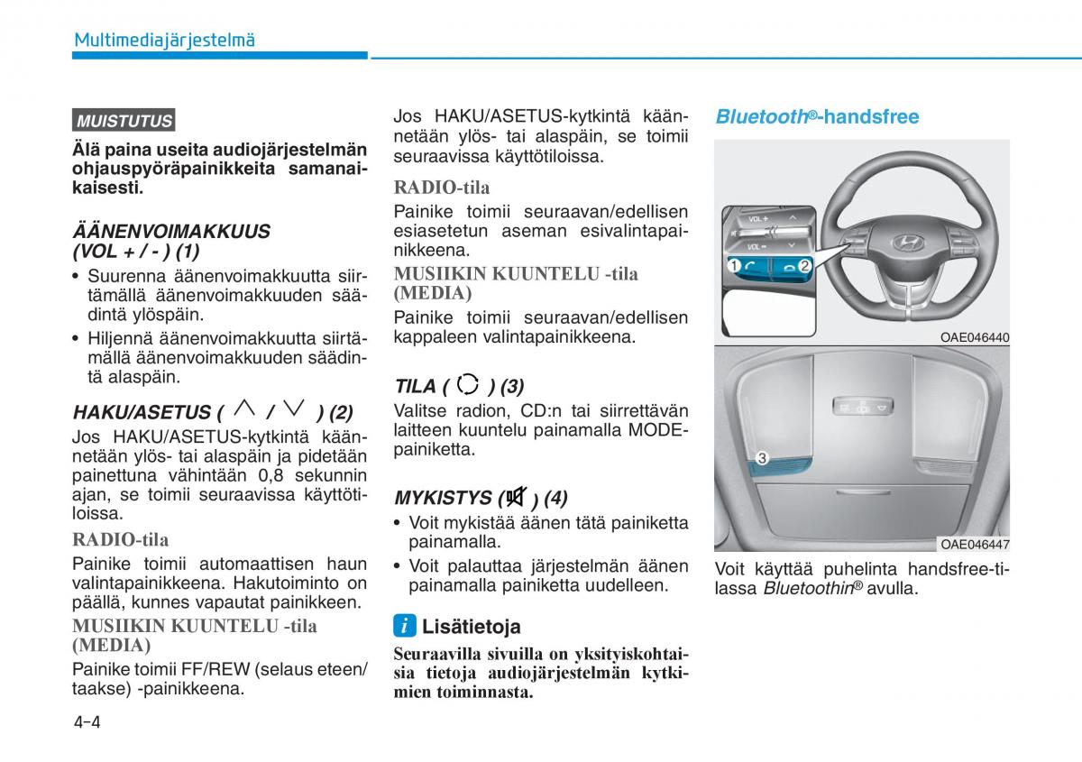 Hyundai Ioniq Electric omistajan kasikirja / page 300