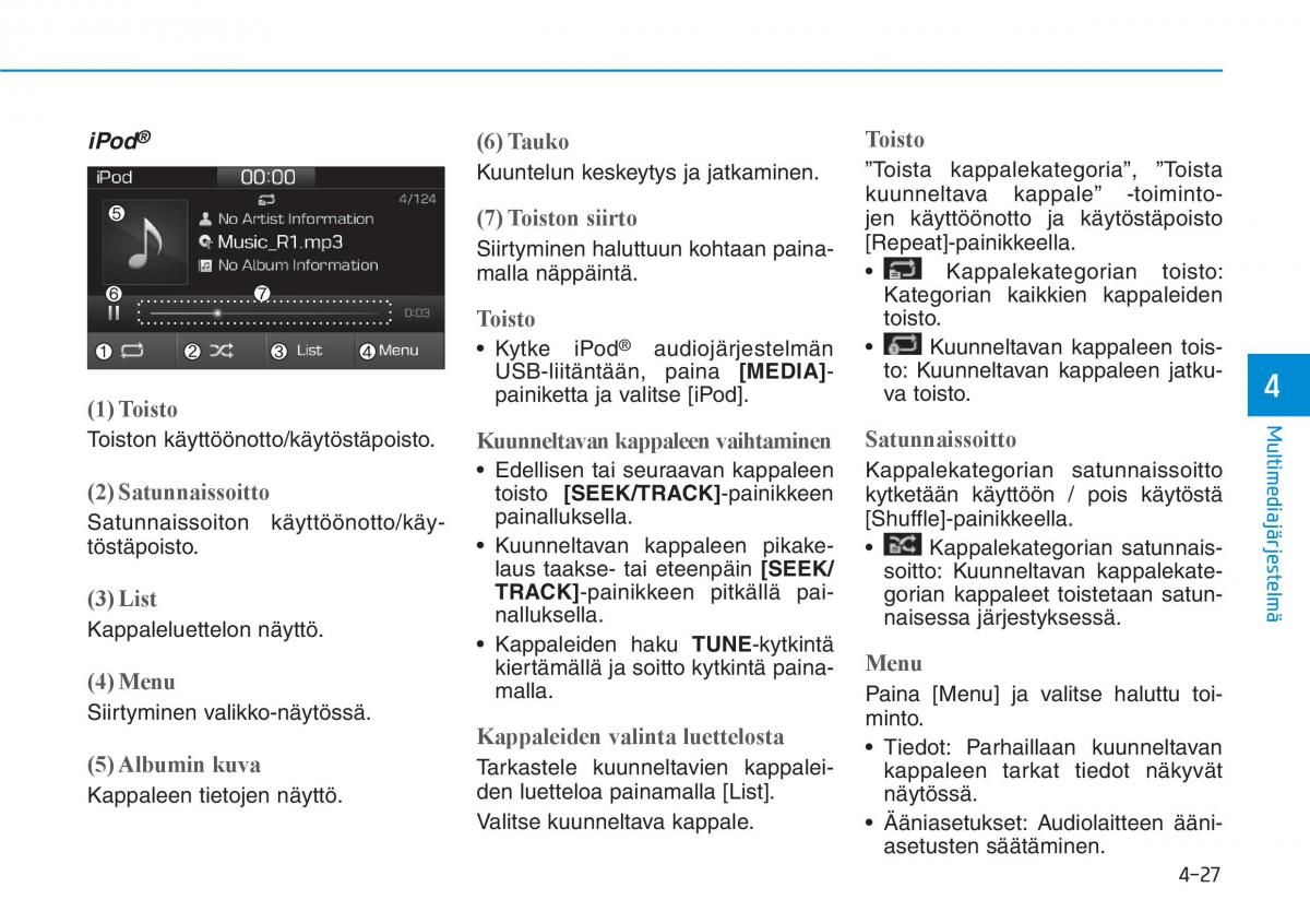 Hyundai Ioniq Electric omistajan kasikirja / page 323