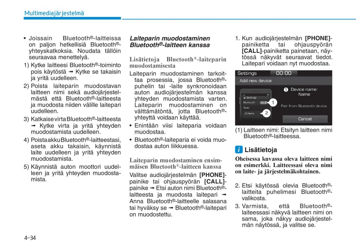 Hyundai Ioniq Electric omistajan kasikirja / page 330