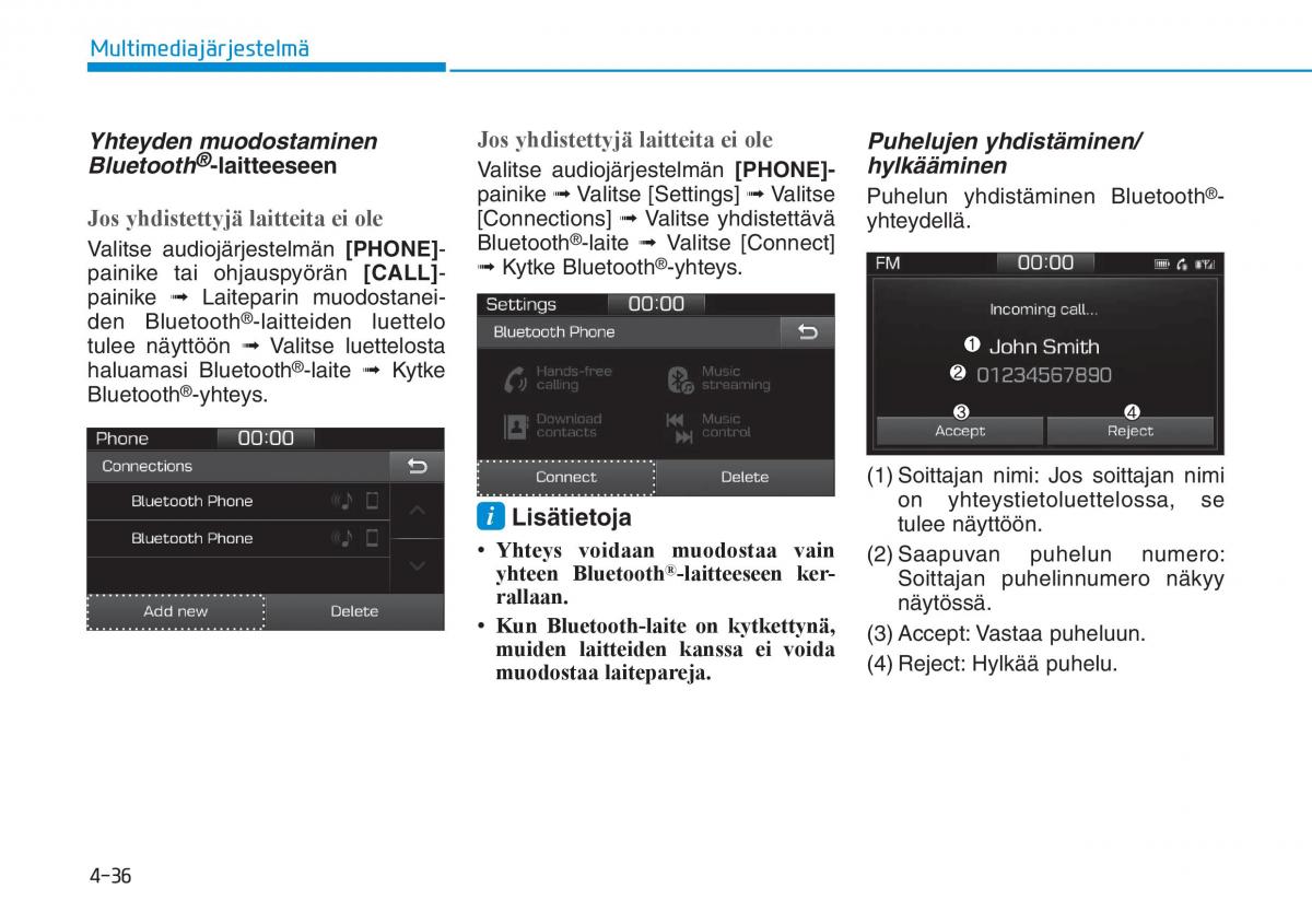 Hyundai Ioniq Electric omistajan kasikirja / page 332