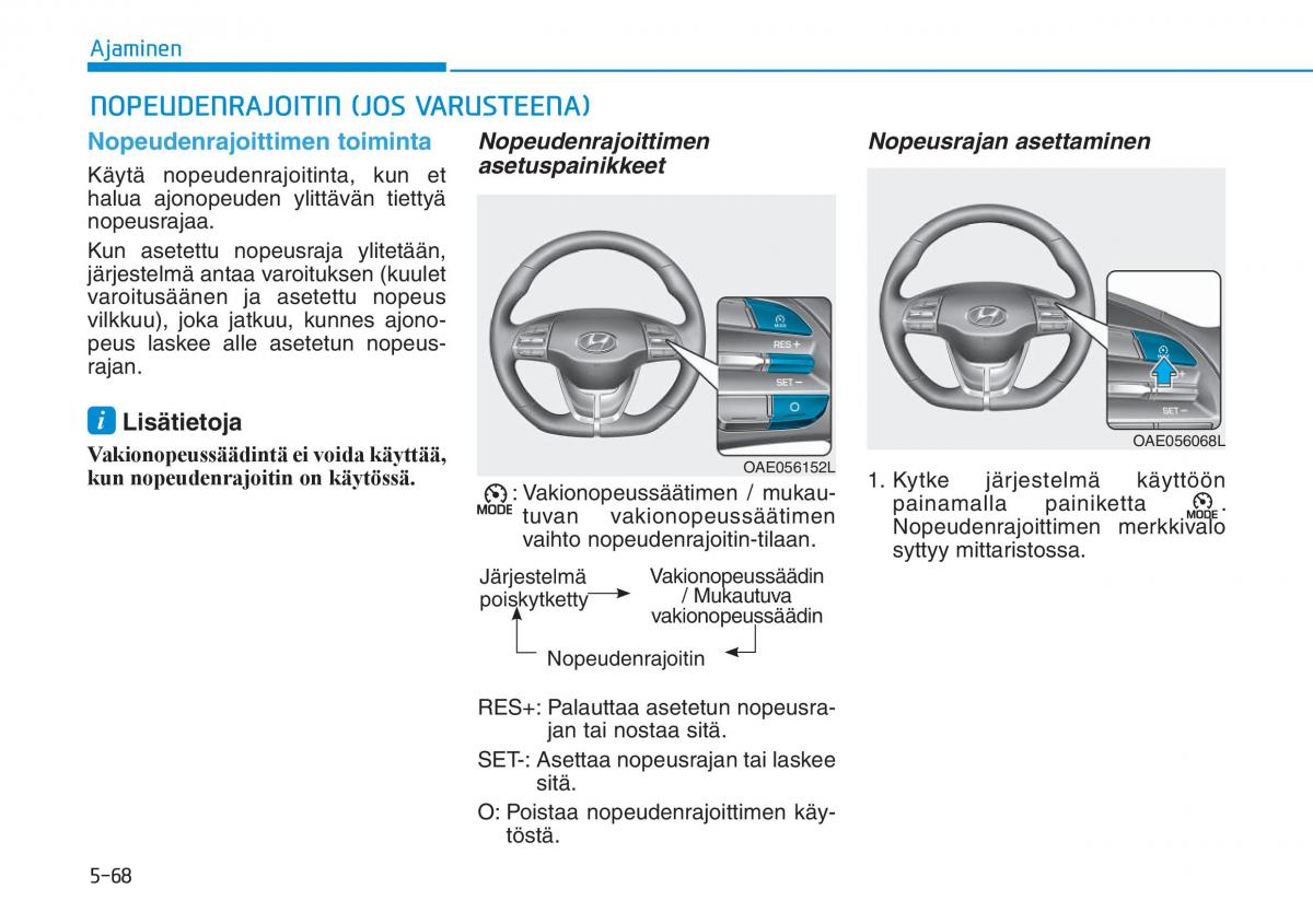 Hyundai Ioniq Electric omistajan kasikirja / page 407