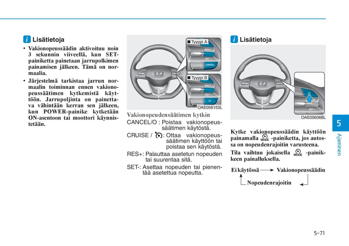 Hyundai Ioniq Electric omistajan kasikirja / page 410