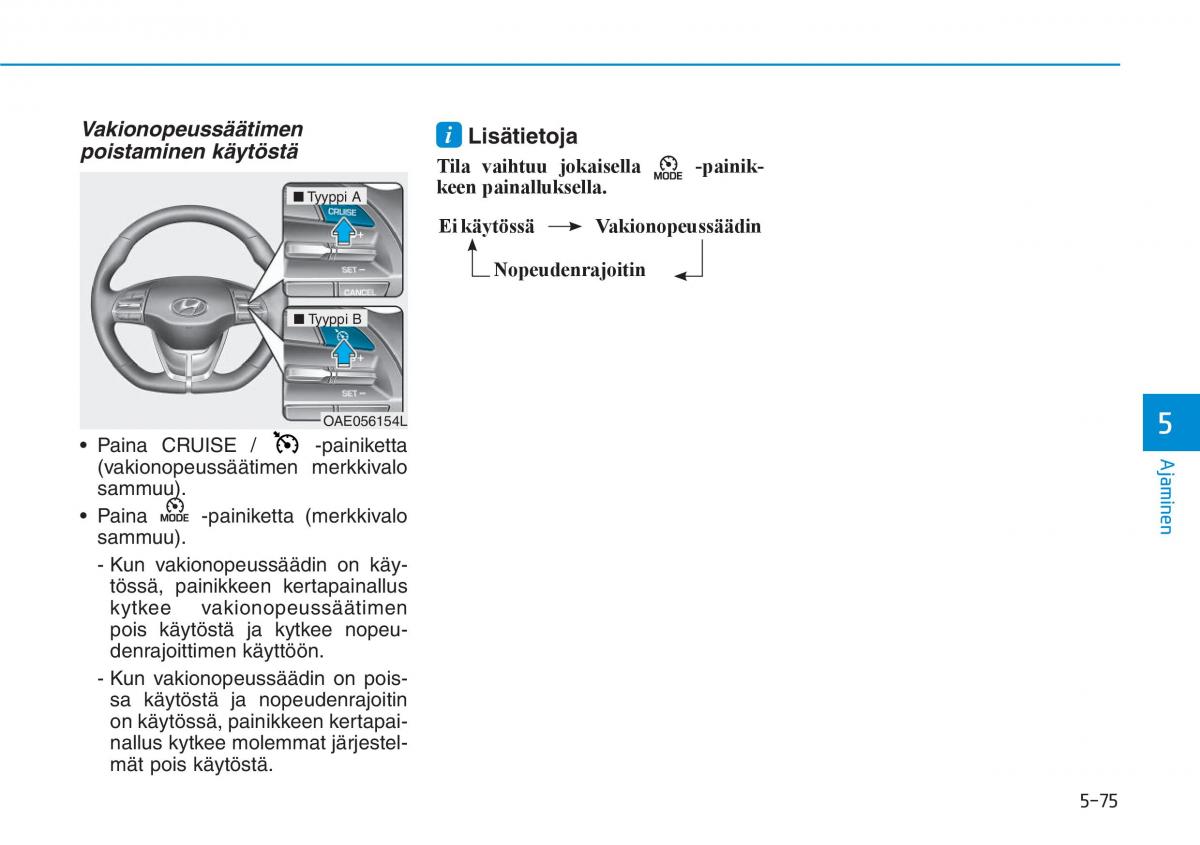 Hyundai Ioniq Electric omistajan kasikirja / page 414