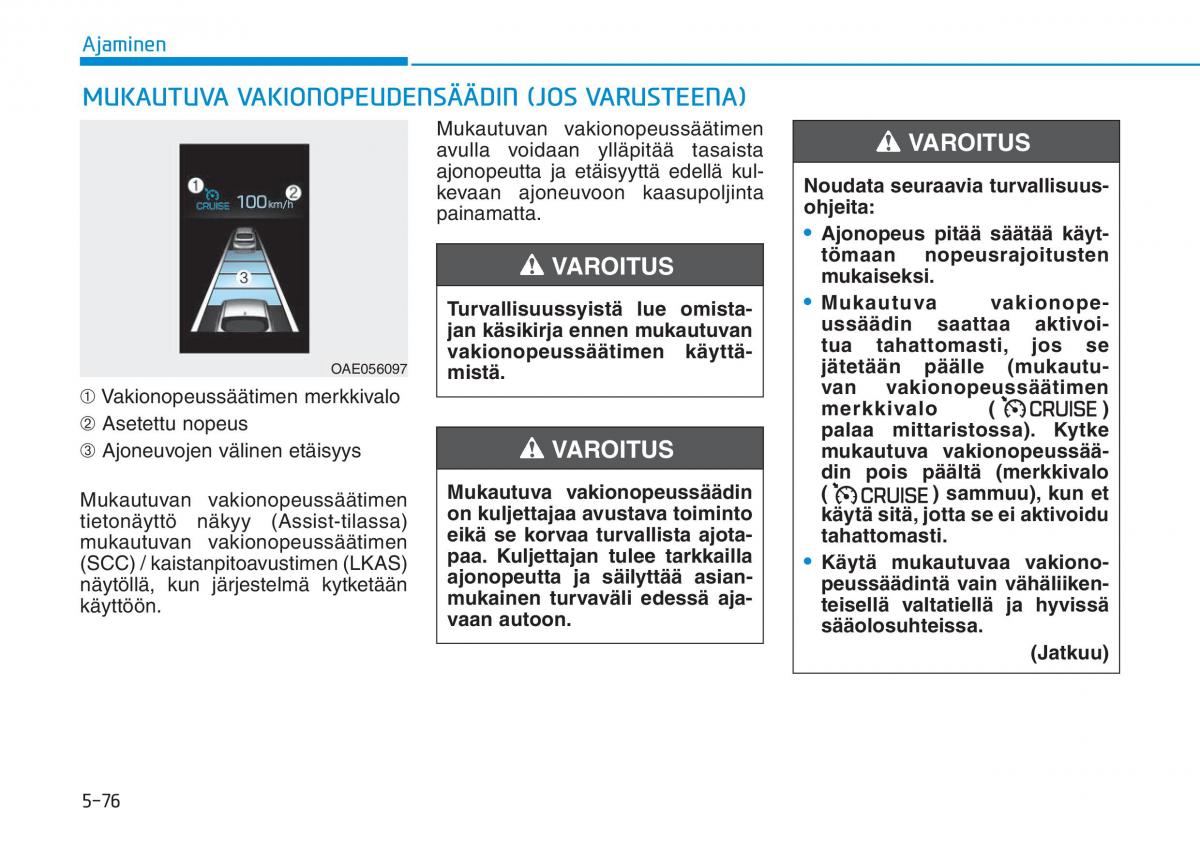 Hyundai Ioniq Electric omistajan kasikirja / page 415