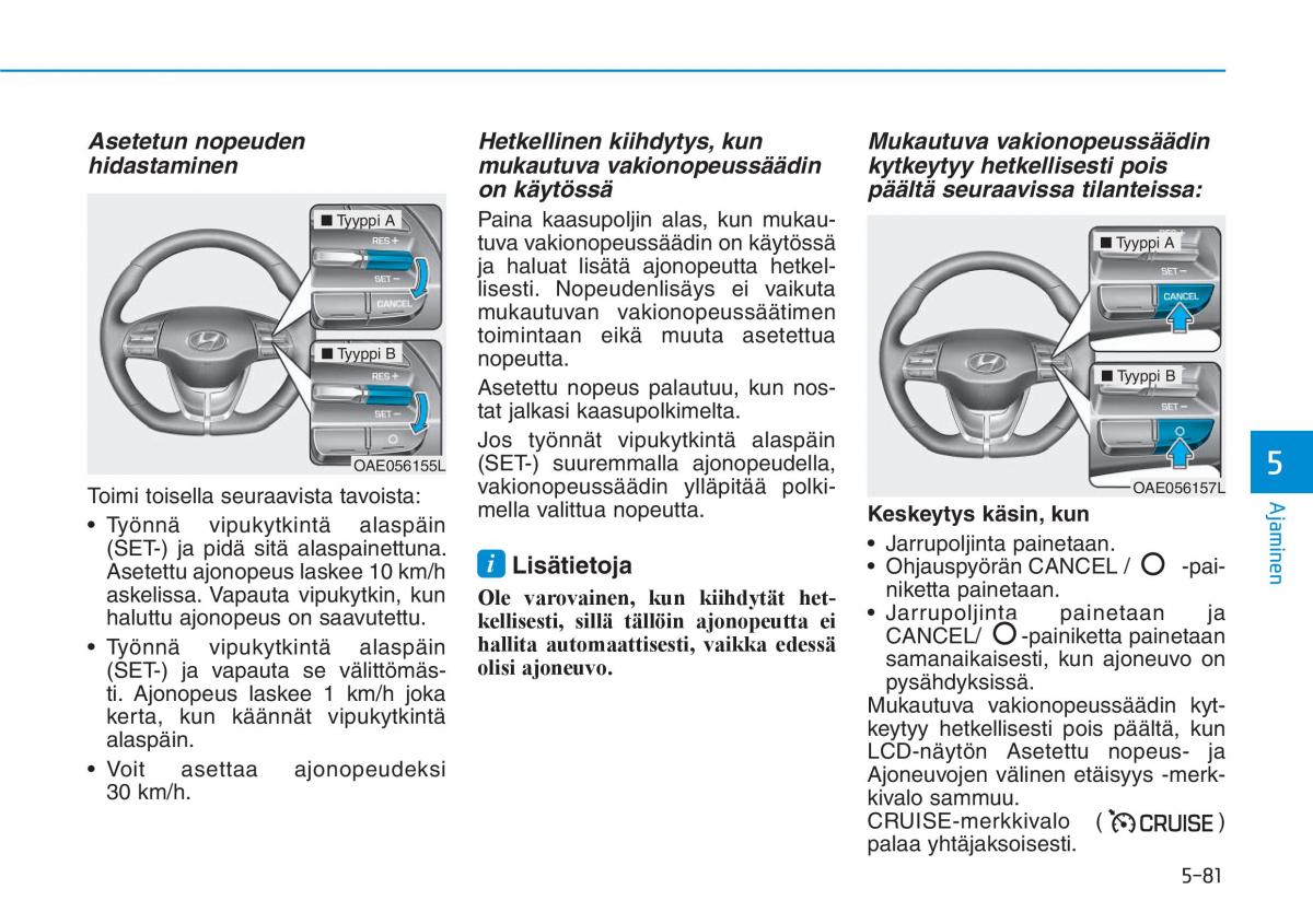 Hyundai Ioniq Electric omistajan kasikirja / page 420