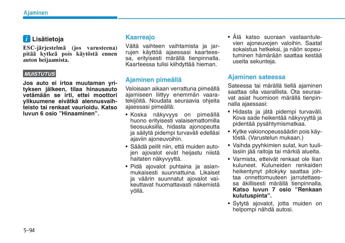 Hyundai Ioniq Electric omistajan kasikirja / page 433