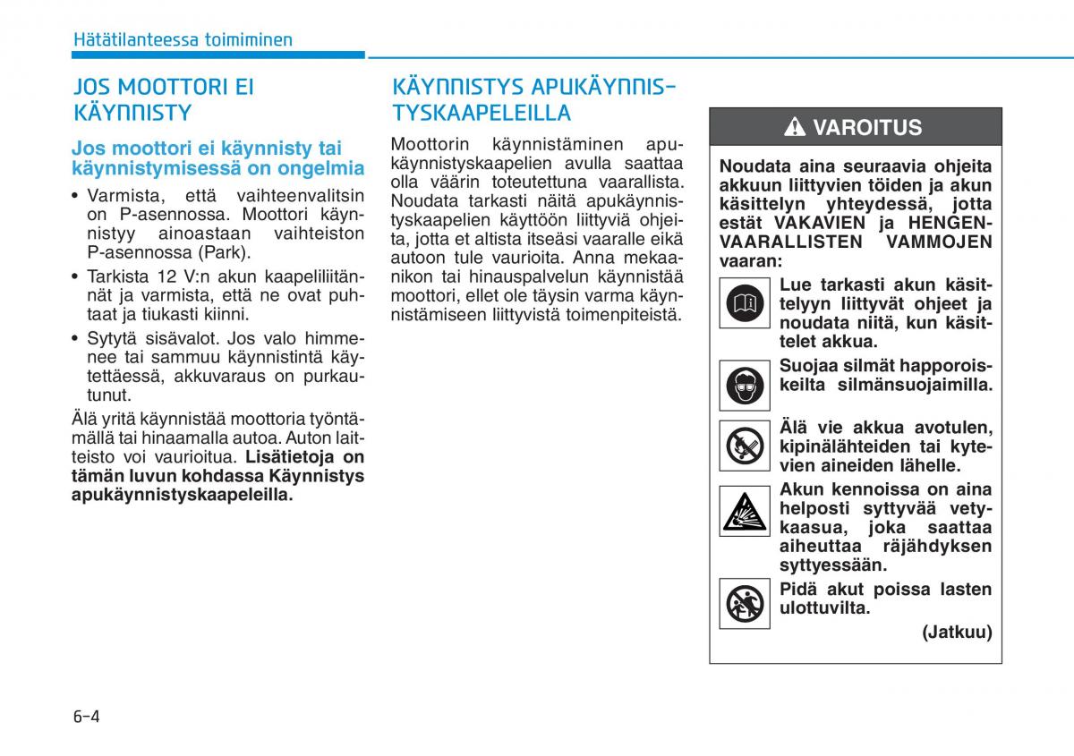 Hyundai Ioniq Electric omistajan kasikirja / page 445