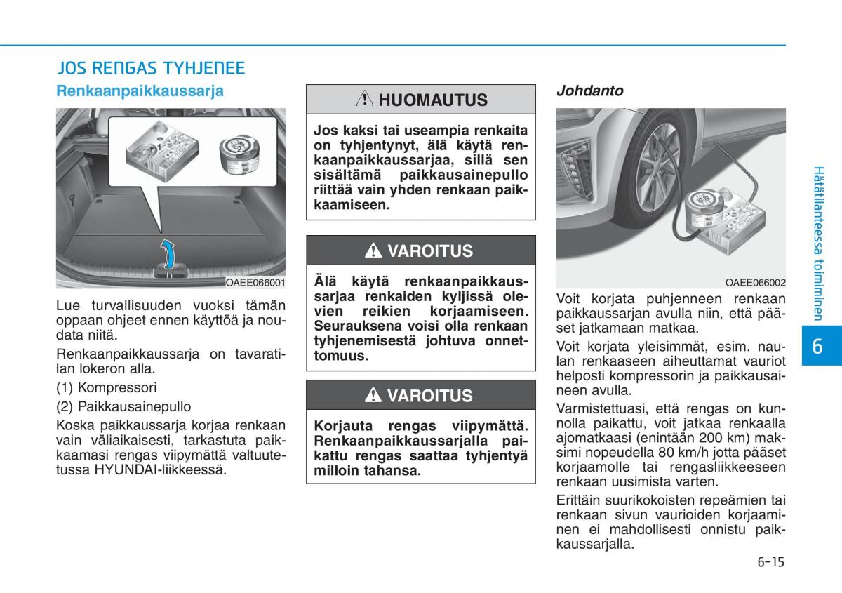 Hyundai Ioniq Electric omistajan kasikirja / page 456