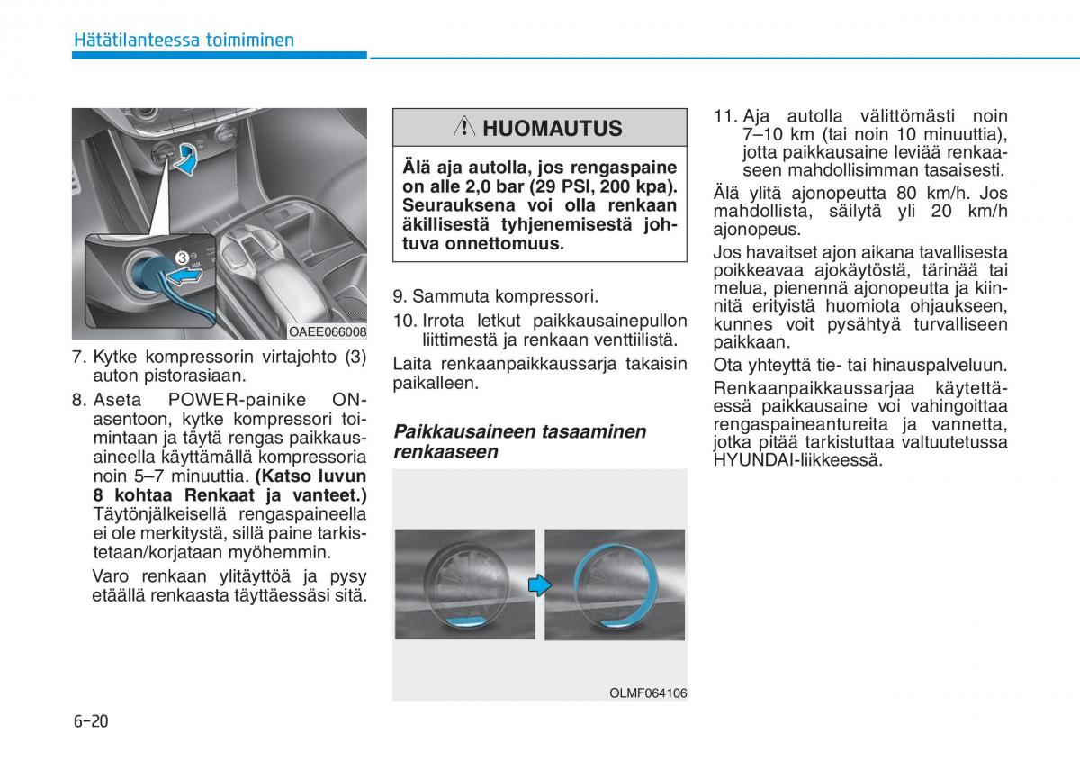 Hyundai Ioniq Electric omistajan kasikirja / page 461