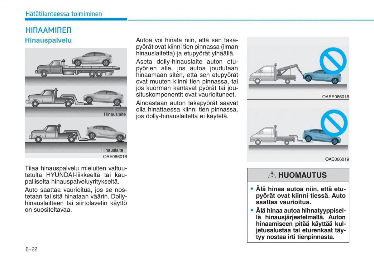 Hyundai Ioniq Electric omistajan kasikirja / page 463