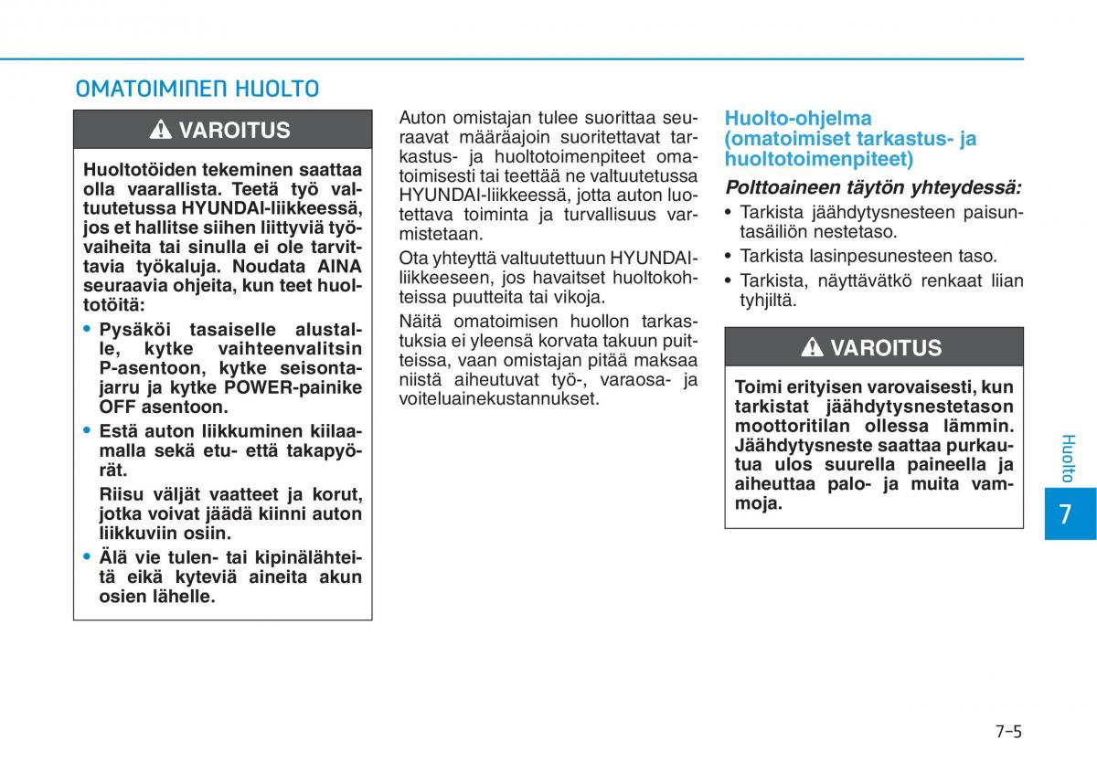 Hyundai Ioniq Electric omistajan kasikirja / page 471