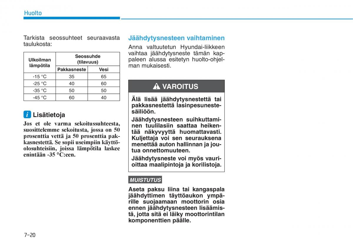 Hyundai Ioniq Electric omistajan kasikirja / page 486