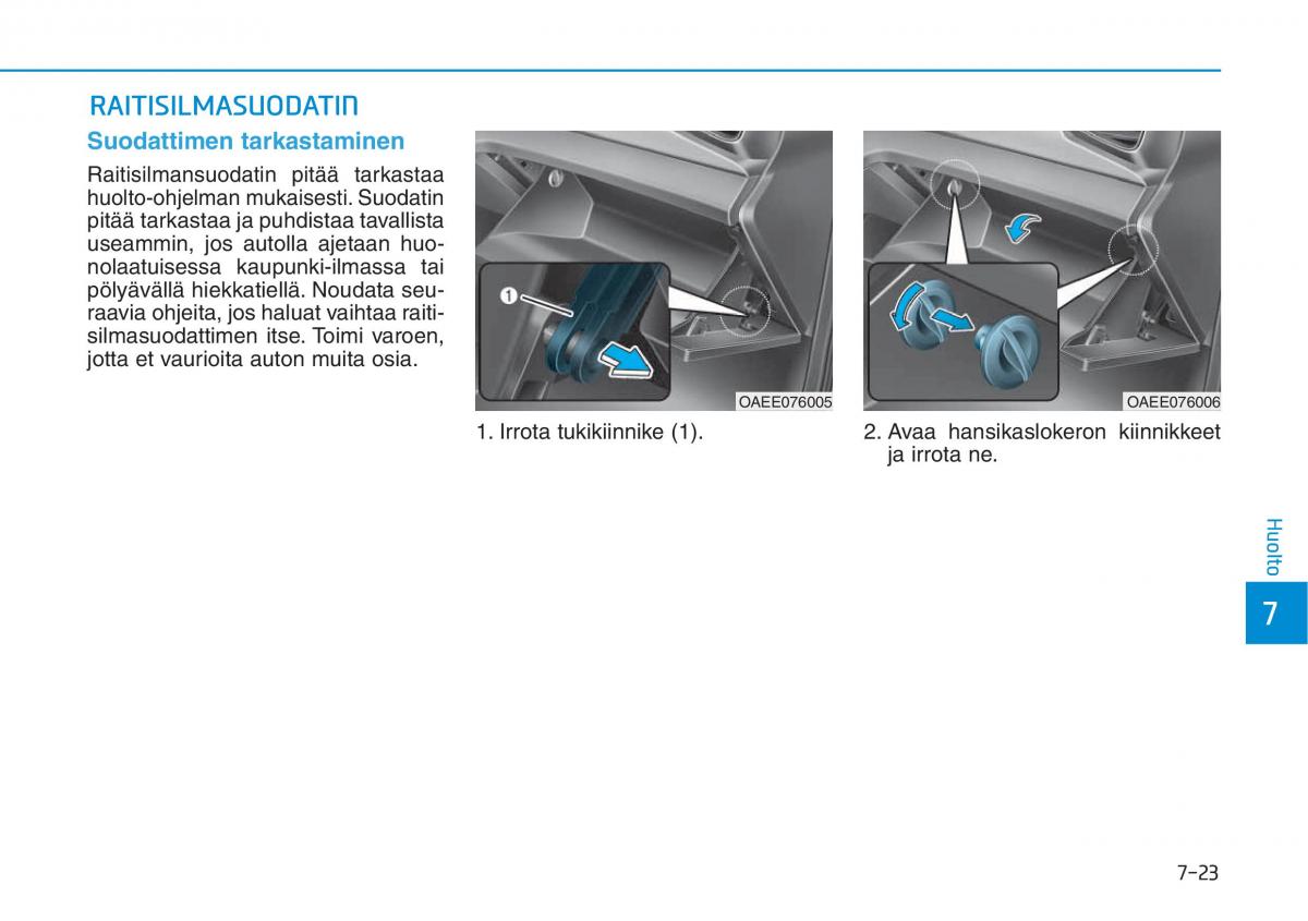 Hyundai Ioniq Electric omistajan kasikirja / page 489