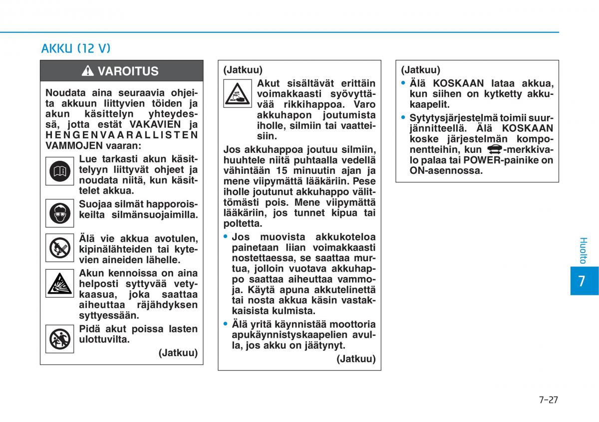 Hyundai Ioniq Electric omistajan kasikirja / page 493