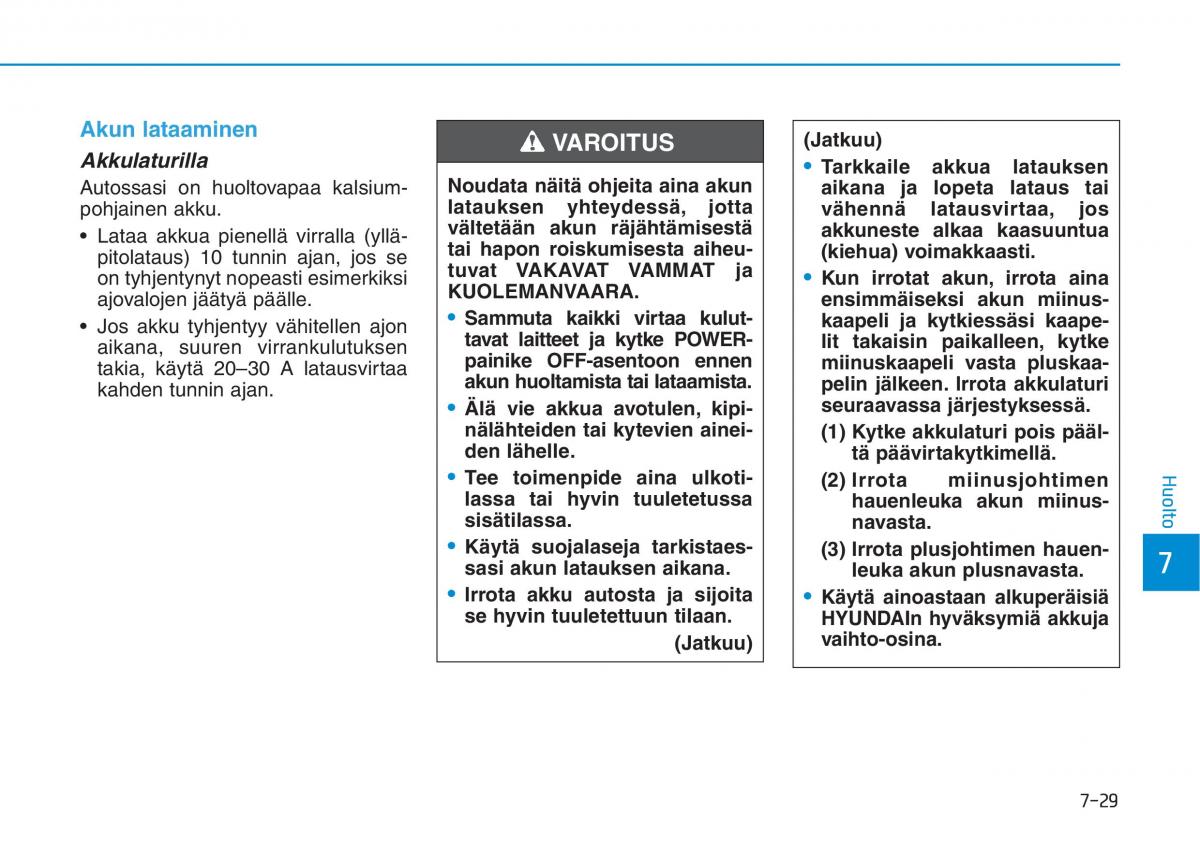 Hyundai Ioniq Electric omistajan kasikirja / page 495