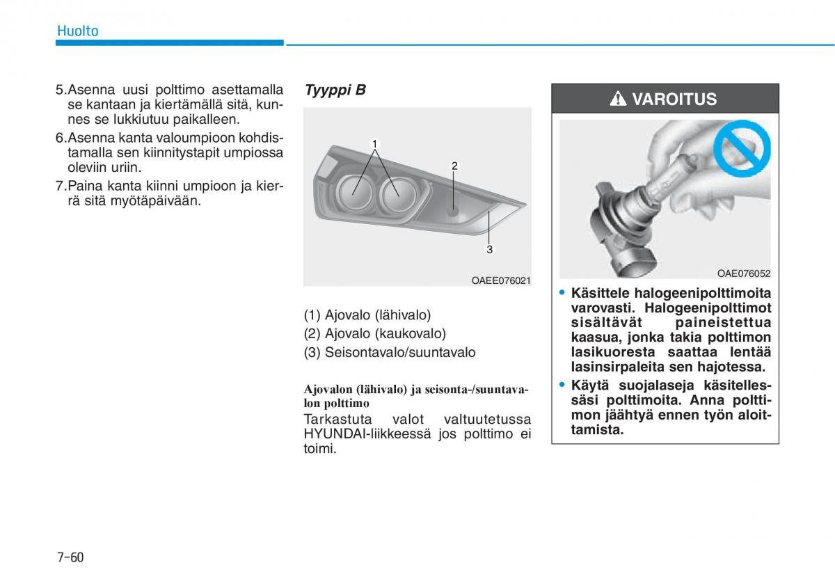 Hyundai Ioniq Electric omistajan kasikirja / page 526