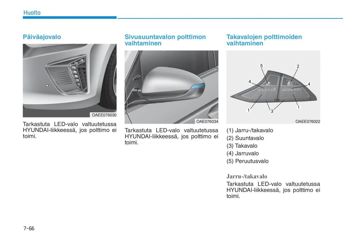 Hyundai Ioniq Electric omistajan kasikirja / page 532