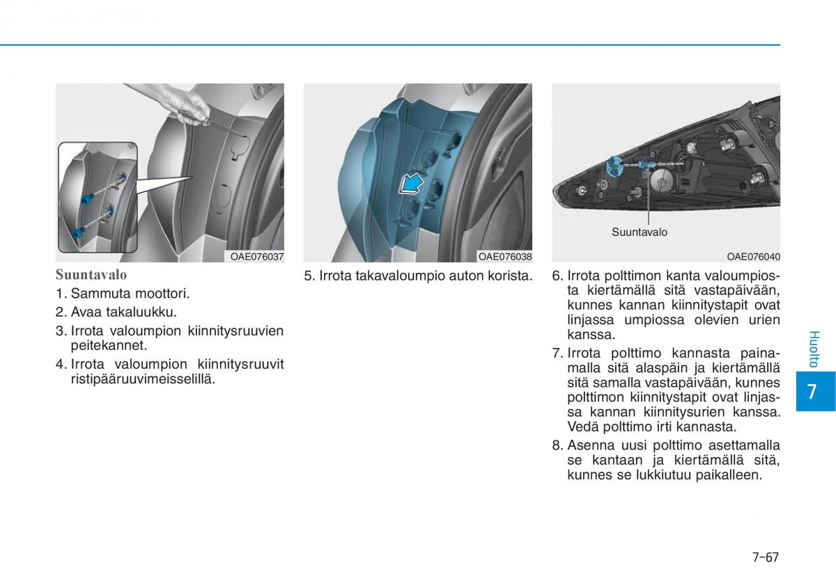 Hyundai Ioniq Electric omistajan kasikirja / page 533