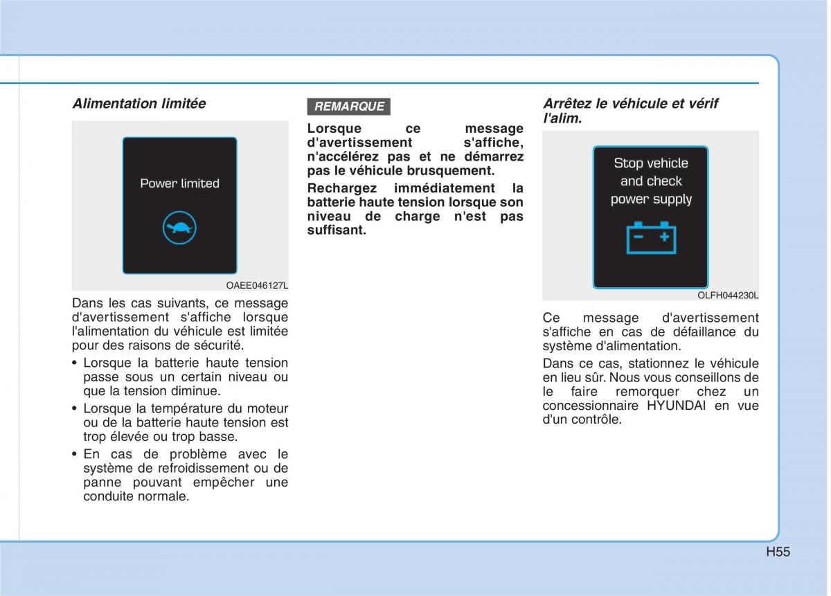 Hyundai Ioniq Electric manuel du proprietaire / page 64