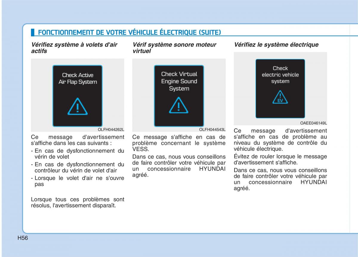 Hyundai Ioniq Electric manuel du proprietaire / page 65