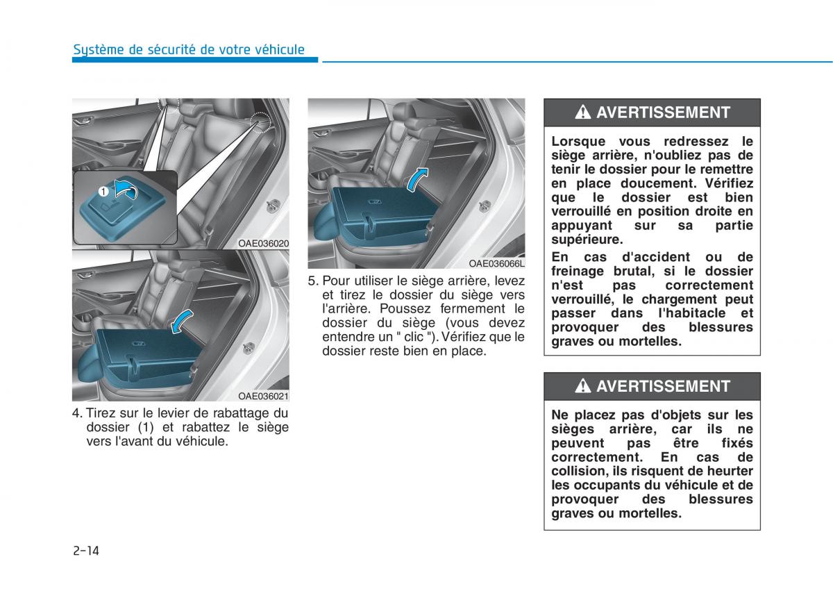 Hyundai Ioniq Electric manuel du proprietaire / page 92