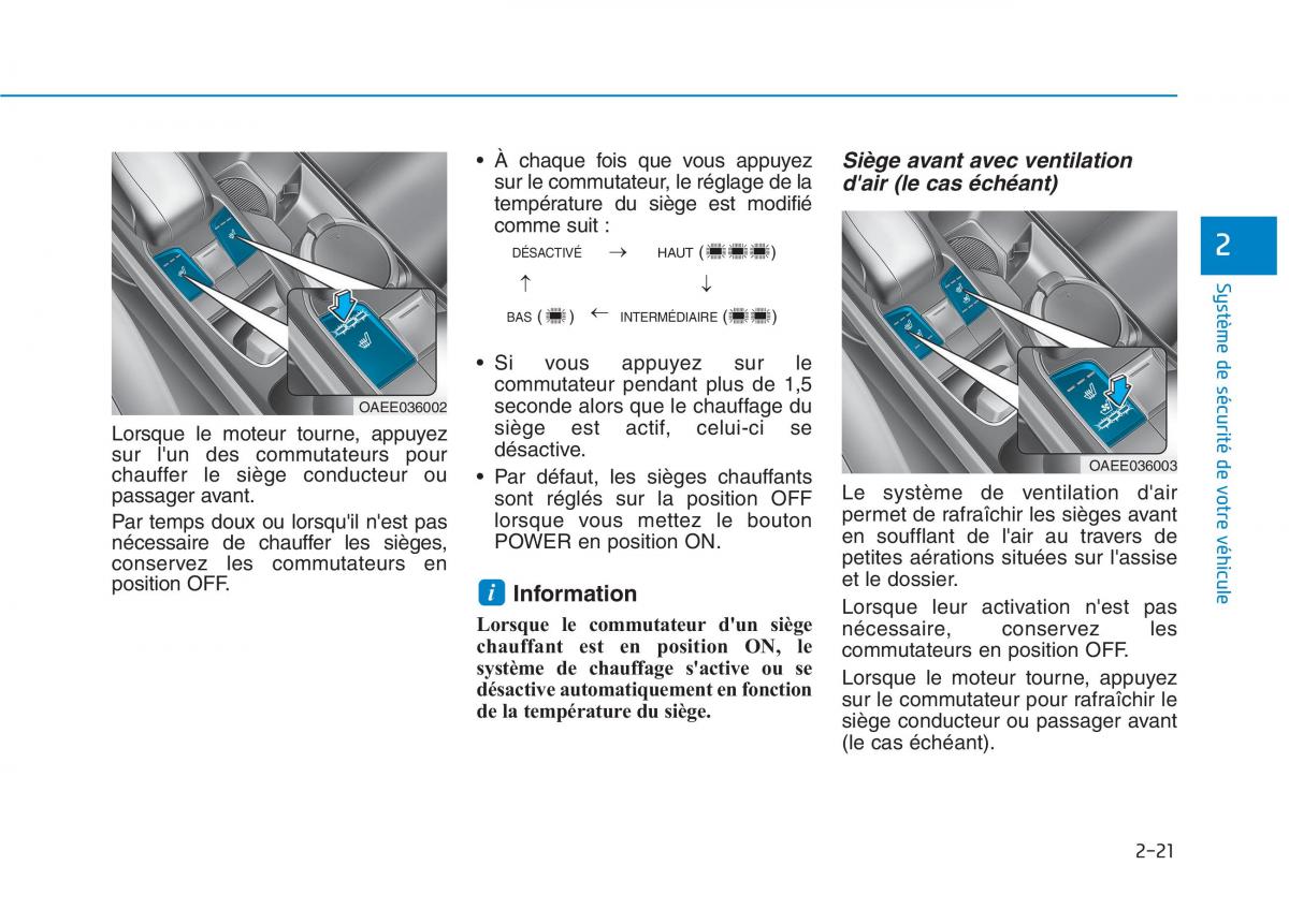 Hyundai Ioniq Electric manuel du proprietaire / page 99