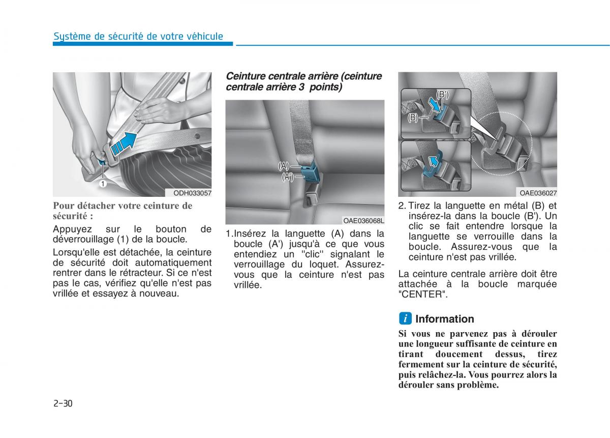 Hyundai Ioniq Electric manuel du proprietaire / page 108