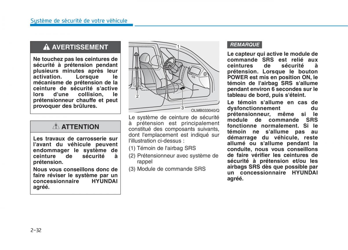 Hyundai Ioniq Electric manuel du proprietaire / page 110