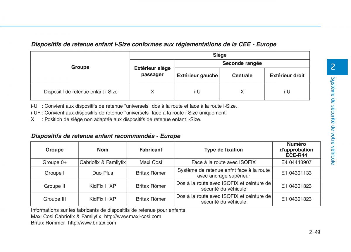 Hyundai Ioniq Electric manuel du proprietaire / page 127