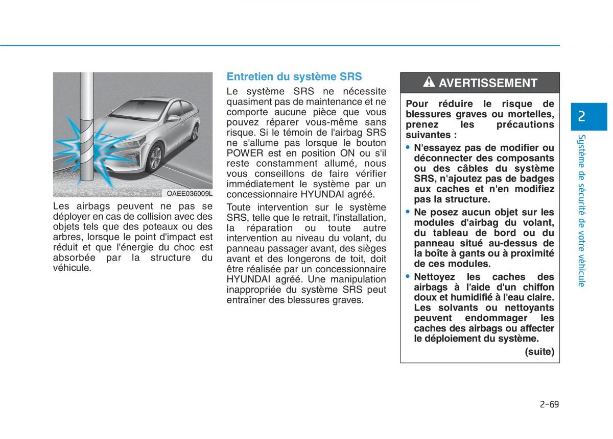 Hyundai Ioniq Electric manuel du proprietaire / page 147