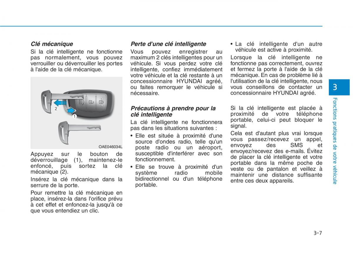 Hyundai Ioniq Electric manuel du proprietaire / page 156