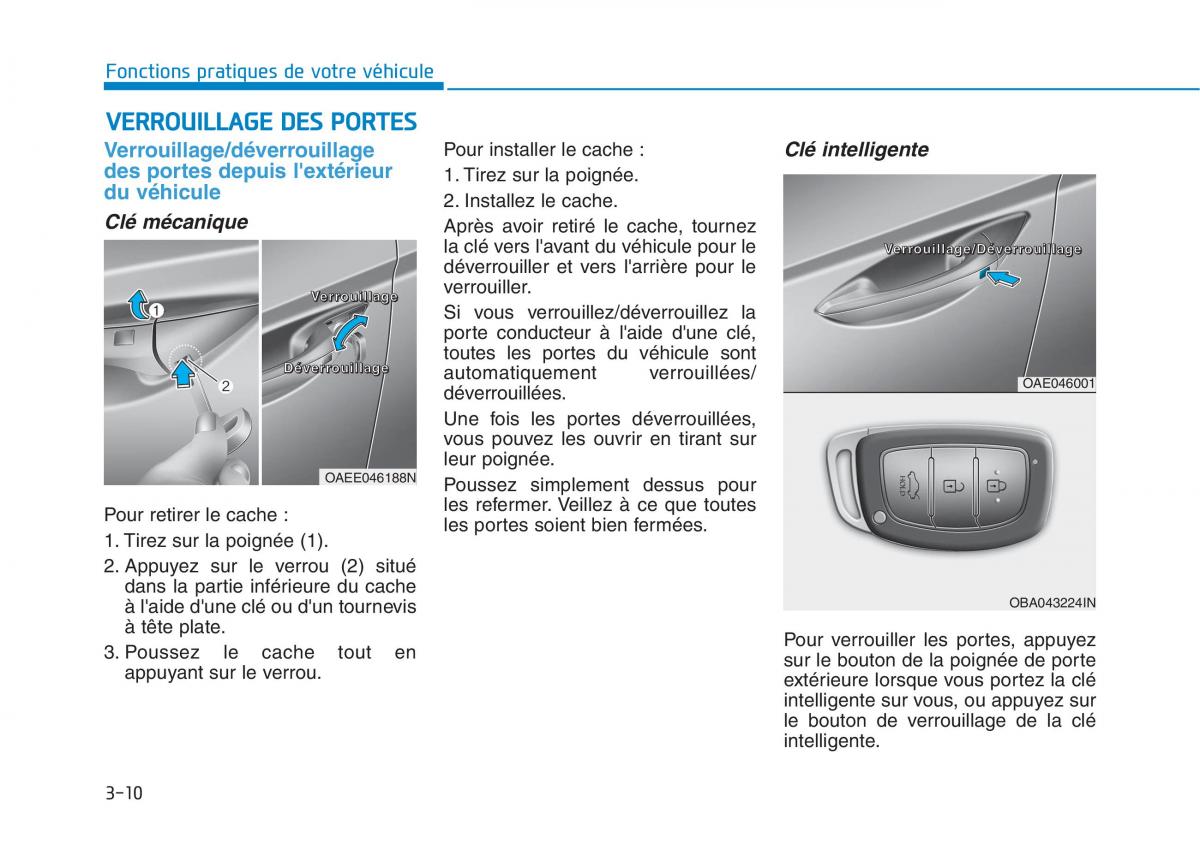 Hyundai Ioniq Electric manuel du proprietaire / page 159