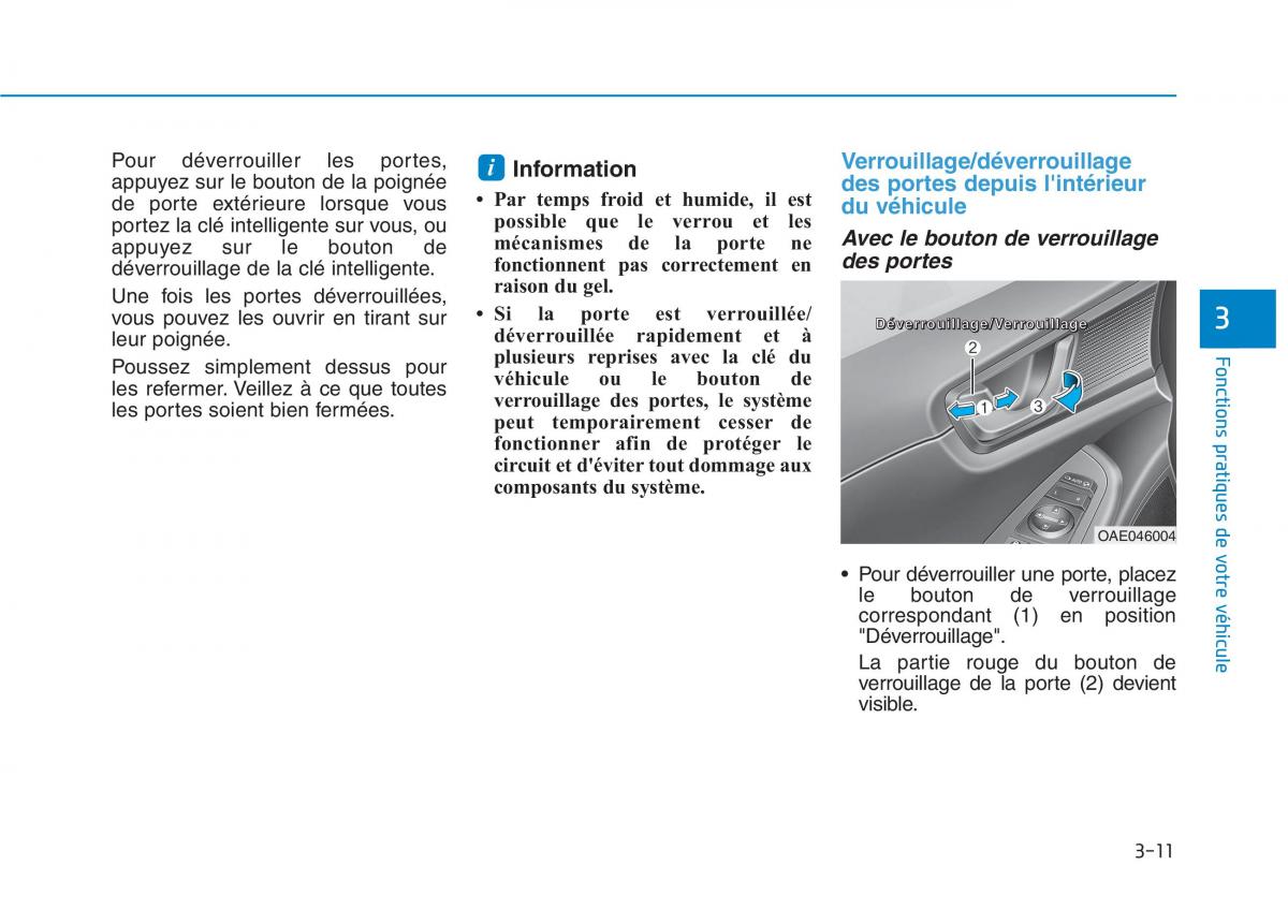 Hyundai Ioniq Electric manuel du proprietaire / page 160