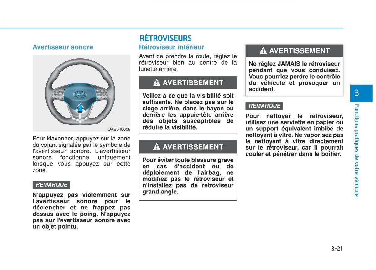 Hyundai Ioniq Electric manuel du proprietaire / page 170