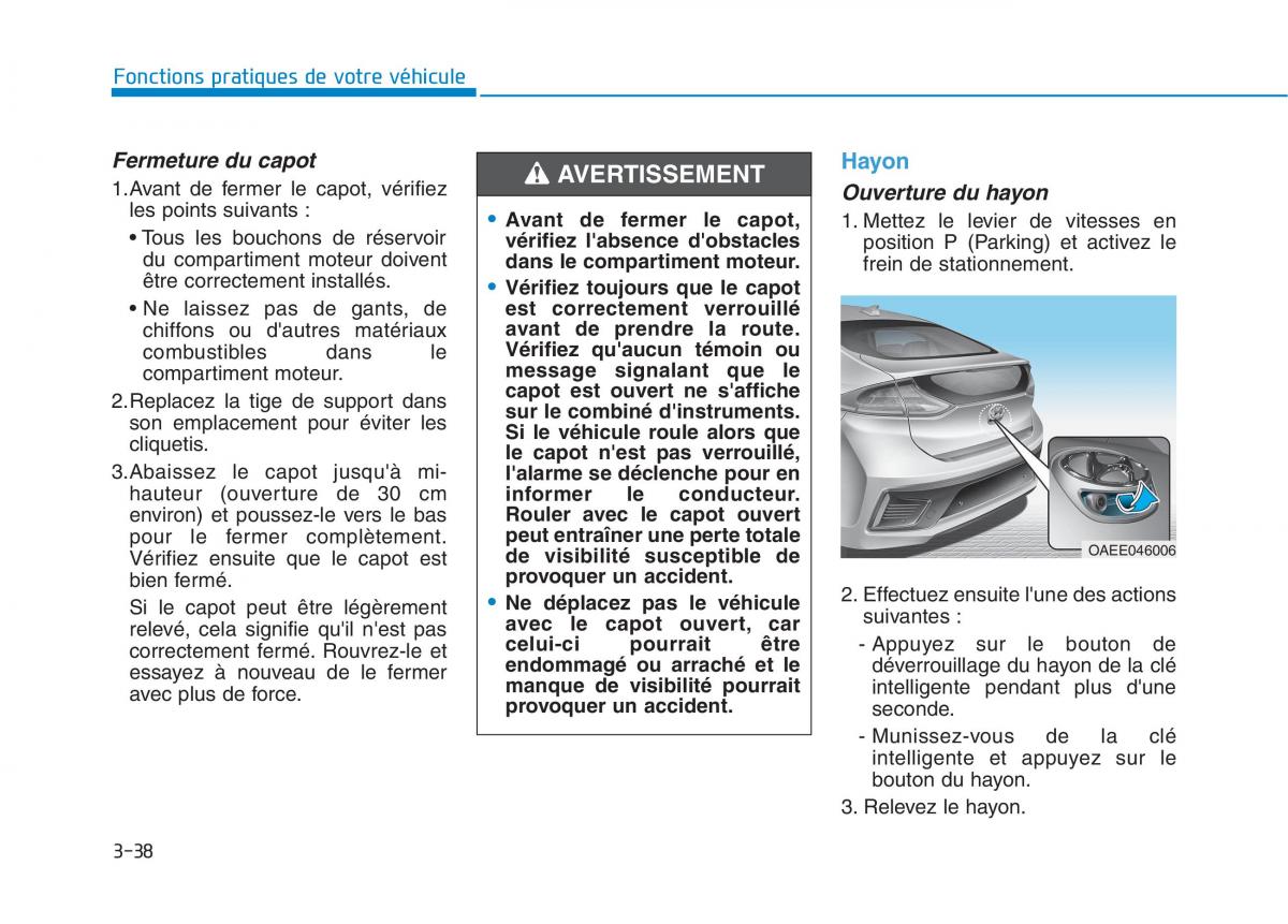 Hyundai Ioniq Electric manuel du proprietaire / page 187